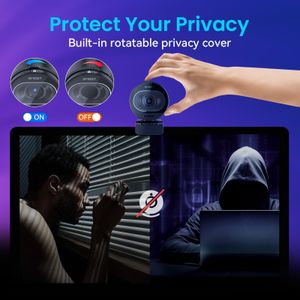EMEET S600 4K Webcam – Ultra HD USB Camera for Video Calls & Streaming
