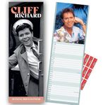 Cliff Richard Calendar 2025 Slim Wall Calendar Gift Present with Free Organising Stickers Included