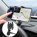 Amazplus Universal 360° Rotating Car Mobile Holder for Dashboard Adjustable and Secure Phone Mount for Easy Navigation and Safe Driving -07