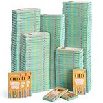 THE TWIDDLERS 120 Boxes of Mini Colouring Pencils - 6 Pencils Per Box, 720 Total - Easy Grip Round Barrel, 9cm Length, Multipack Bulk Party Bag Fillers for Kids Birthdays, Classroom Prizes