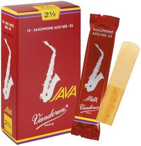Vandoren SR2625R Alto Sax JAVA Red Reeds Strength 2.5; Box of 10