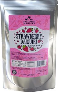 Lt. Blender's Silver Bar Cocktail Mix - Makes 2.5 Gallons of Non-GMO Frozen or "On the Rocks" Cocktail Mix - for your Cocktail Machine, Slushy Machine, Blender, Cocktail Shaker (Strawberry Daiquiri)
