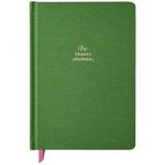 Kunitsa Co. Travel Journal - Guided Notebook for Travelers to Plan & Reflect on Vacations & Trips. Keepsake Travel Gift, Basil Green