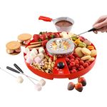 Electric Smores Maker Indoor Marshmallow Roasting Kit – Flameless Tabletop Smores Maker With Food Tray Forks Non Stick Pot – Family Fun Marshmallow Toaster For Parties