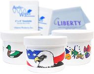 Audiologist Choice Hearing Aid Dehumidifier (Duck, Fish, or Patriotic Design) - Hearing Aid Dehumidifier Drying Jar w/Desiccant and AudioWipes Towelettes and Liberty Cloth (Fish)