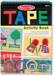 Melissa & Doug Tape Activity Book, Early Learning Skill Builder, 4 Rolls of Easy-Tear Tape, Sturdy Plastic Binding, 20 Pages