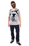 Orion Costumes Mens Stag Night Hero Film Fancy Dress, Grey, Blue, Standard