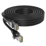 ANLINK Cat6 Ethernet Cable, 50ft 15M Black - RJ45, LAN, 24AWG UTP CAT 6, Network, Patch, Internet Cable - (50 Feet/15M, Black)