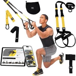 TRX PRO3 Suspension Trainer System, Durable Design for Cross-Training, Weight Training, HIIT Training & Cardio, Includes 3 Anchor Solutions for Indoor & Outdoor Home Gyms