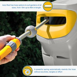 Hozelock Auto Reel 40m Retractable Garden Hose