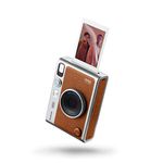 instax mini EVO Hybrid camera and smartphone printer, BROWN