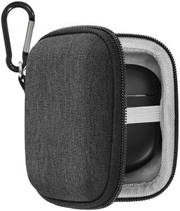 Geekria Shield Earbuds Case Compatible with Bose New QC, QC Ultra, QC Earbuds ii, Ultra Open True Wireless Earbud, Replacement Hard Shell Travel Carrying Bag with Carabiner Clip (Grey)