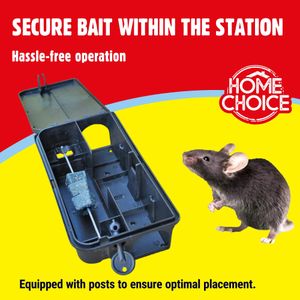 Big Cheese Rat and Mouse Bait Station – Rodent Control Box