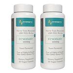 Sharrets Resonate - 1000mg Trans Resveratrol Supplement | 2 x 30 Vegan Capsules | Swiss made Ingredient for Optimal Health (Pack of 2)