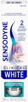 SENSODYNE Clinical White Toothpaste, Sensitivity Protection, Enamel Strengthening, 75mL