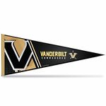 Rico Industries NCAA Vanderbilt Commodores Primary 12" x 30" Felt Wall Décor Pennant - Great for Home/Bed Room/Man Cave Décor