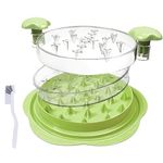 Chicken Shredder Tool - Twist Design Meat Shredder Manual Cutter for Chicken, Pork, Beef, Ergonomic, Easy to Clean, Kitchen Accessories Dishwasher Safe, Shredding Chicken and Meat Prep(Green)