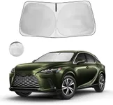 Windshield Sun Shade for Lexus RX Accessories Window Sunshade Fit 2023 2024 2025 Lexus RX 5th Gen Sunshade Windshield Cover 4 Layers Front Window Shade Sun Visor Blocks UV Keep Car Cooler