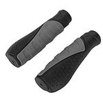 1Pair Bicycle Handlebar Grips, Bicycle Handlebar Grips Ergonomic Design Rubber Anti-Slip Cycling Hand Grip Protector