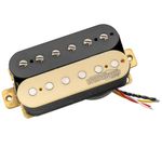 Wilkinson WOHZB Ceramic Overwound Open Style Humbucker Neck Pickup for Electric Guitar, Zebra