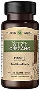 Vitamin World Oil of Oregano 1500mg 90 Rapid Release softgels