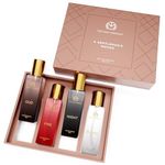 The Man Company Specially Curated Perfume Spray Gift Set For Men - 4X20Ml,A Gentleman's Moods,Premium Long-Lasting,Luxury Eau De Parfum,Night For Date,Blanc For Office,Fire For Party,Oud For Outing