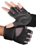 COFIT Workout Gloves Breathable, Antislip Weight Lifting Gym Gloves for Men Women with Wrist Wrap Support, Superior Grip & Palm Protection for Weightlifting, Fitness, Exercise, Training - Pink S