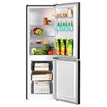 CHiQ FBM157L4EU, Fridge Freezer, 157L, 70/30, 12-Year Compressor Service, Low Frost, E, 39 dB, 48cm Wide 144cm Tall, Black