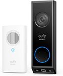 eufy Security Video Doorbell E340 (Battery Powered) with on Chime, Dual Cameras with Delivery Guard, 2K Full HD and Color Night Vision, HomeBase S380 Compatible, No Monthly Fee