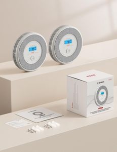 X-Sense Wi-Fi Smoke and CO Alarm 2-Pack – Wireless Smart Detector