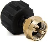 GasOne 50180 Refill Adapter for 1lb Propane Tanks & Fits 20lb Tanks, Black