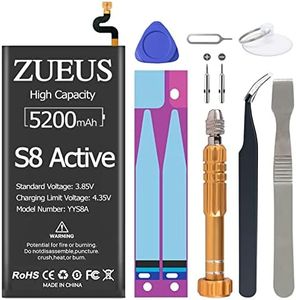 Galaxy S8 Active Battery, 5200mAh Li-Polymer Battery B-BG892ABE Replacement for Samsung Galaxy S8 Active SM-G892 G892V G892A G892T G892P with Screwdriver Tool Kit