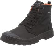 Palladium Waterproof Sneakers Pampa HI Seeker LITE+ WP+ Side Zip Included, Black (008), 26.5 cm