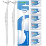 Dental Floss Picks, Clean Dental Flossers Kit with 3 Handles and 360 Extra Strength Refills