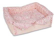 Petmate Classic Lounger Pet Bed Pampered Pink