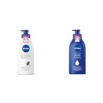 NIVEA Cocoa Butter 48H Deep Moisture Body Lotion for Dry Skin 625ml & Nourishing Body Milk | 48H Smoother Skin, 625ml (Packaging May Vary)