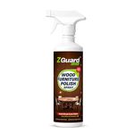 Z Guard Wood Polish |Furniture & Laminate| Cleaner| Polish |Cleanse Protects| Beautifies |Shiny Wood Furniture Surfaces| Gloss Finish| Orange Oil Base Spray 500ml