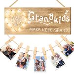 Gifts for Grandma, Grandma Gifts from Grandkids Picture Frame,Grandpa Gifts, Birthday Gifts for Grandma from Granddaughter,Grandparents Gifts 13.3 * 5.5 Inch Grandkids Photo Holder Frame