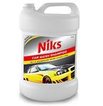 NIKS® Wash Car Shampoo -5 Ltrs. Spot Free Cleaning - Honey Thick, Ultra Slick Formula -Blossom Flavour