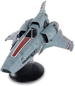 Battlestar Galactica - Battlestar Galactica Viper Mark III Ship (Blood and Chrome) - Battlestar Galactica Ships Collection by Eaglemoss Collections