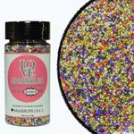 Confect Mix White, Orange, Purple, Ghost Black & Ghastly Green Sparkling Sugar | Edible Halloween Sprinkles | Phantom Festival Sparkling Sugar - 100 gms