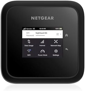 NETGEAR Nighthawk M6 5G Mobile Hotspot, 5G Router with Sim Card Slot, 5G Modem, Portable WiFi Device for Travel, Unlocked with Verizon, AT&T, and T-Mobile, WiFi 6, 2.5Gbps (MR6150)