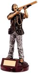 A1 PERSONALISED GIFTS Clay Pigeon Shooting Male Figure Trophies