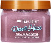 Tree Hut Desert Haze Shea Sugar Scrub | Exfoliating Body Scrub Removes Dull, Dry Skin for a Soft and Hydrated Shine | Body Care | Vegan, Paraben Free, Formaldehyde Donors Free