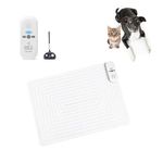 SVD.PET 2024 Upgraded Pet Training Mat with Tester, 22" X 16", Pet Shock Pad, Dogs & Cats Electronic Repellent mat for Indoor, 3 Training Modes, 5 Levels, Pet Safe Mode (White Controller)