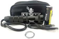 Kraken Sports NR-2500 Dive Light, 2500 Lumens, USB-C Rechargeable, 26650 Battery, Compact