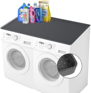 Washer Dryer Countertop - 54" x 27.5" Large Washer and Dryer Covers for the Top, Non-Slip Washer and Dryer Machine Top Load Protector Mat, Waterproof Silicone Mat for Washing Machine Laundry Kitchen