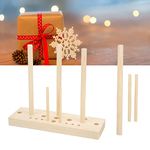 Bow Maker for Ribbon for Wreaths, Bow Maker Ribbon Bow Maker for Ribbon Wooden Multi Size Adjustable with Wooden Board Sticks for Making Bows DIY Crafts Party Decorations