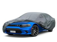 GUNHYI 16 Layers Car Cover Waterproof All Weather, Heavy Duty Full Exterior Cover Universal Fit Coupe Dodge Challenger/Charger, Chevrolet Malibu, Hyundai Genesis, Jaguar XJ, Pontiac Firebird etc.