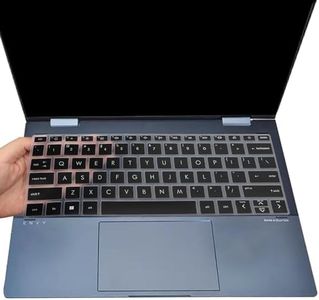 i-Tensodo Keyboard Cover for 2023 2022 HP Envy x360 13-bf 13t-bf 13-bf0013dx 13-bf0797nr 13t-bf000 13-bf0121TU 13-bf0123TU 13.3 inch Laptop Protective Skin-Black
